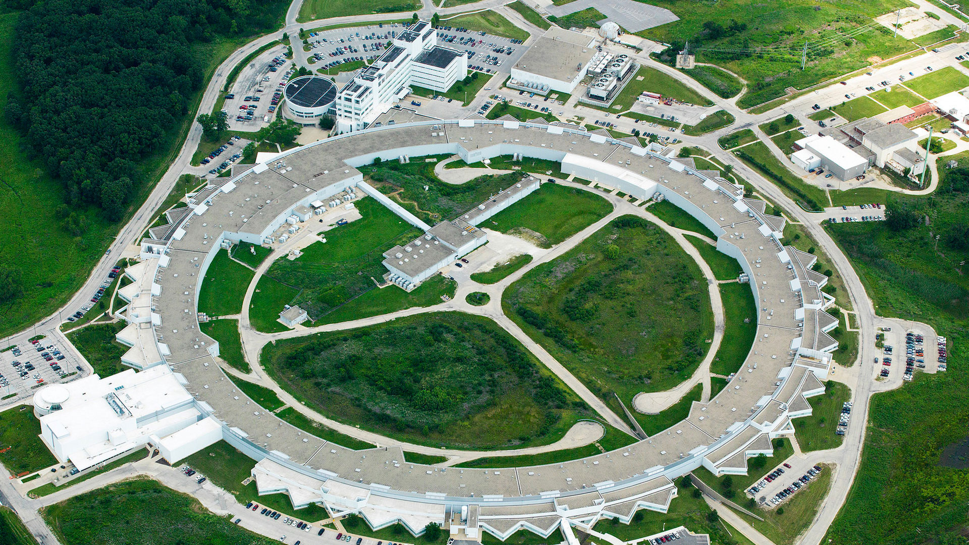 Aerial view of Argonne.